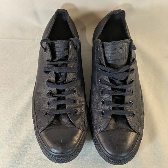 Converse Leather Inked 151105C Mens 13 Navy Blue Low Top Sneaker Shoe OX CTAS - Picture 4 of 12